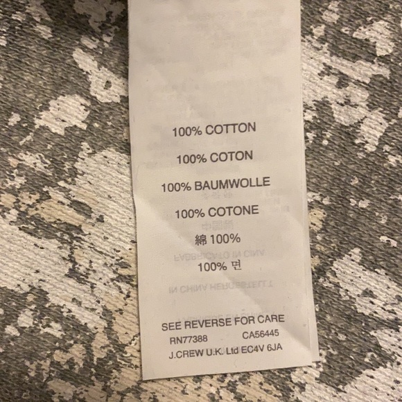 J Crew Grey Paint Splatter Crew Neck Pullover Sweater Sweatshirt Long - Picture 5 of 9